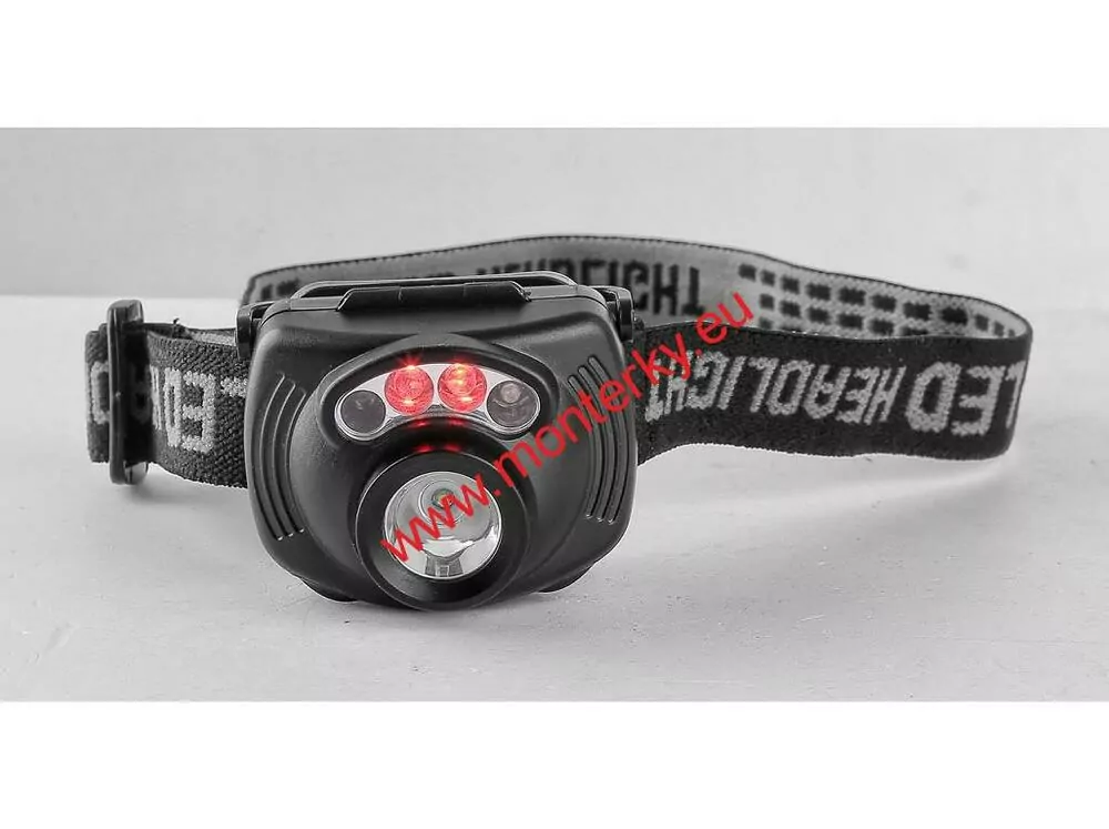 LED čelovka s hliníkovým tělem 6121-009-518-00