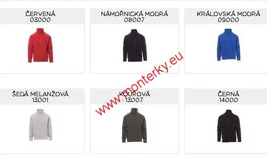 Mikina HOUSTON 001085-0308,ČERNÁ 14000 až 5XL