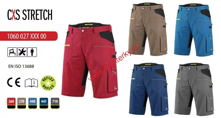 Kraťasy CXS STRETCH, pánské 1060-027-435 maskáč