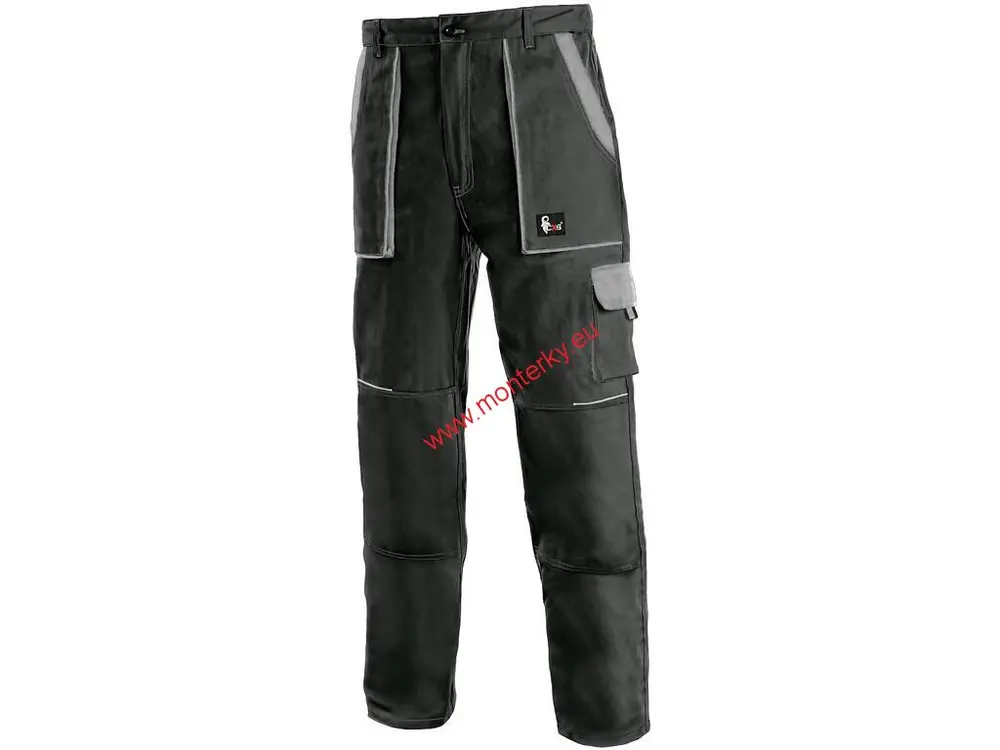 Pánské kalhoty CXS LUXY JOSEF,1020-006-810 černo-šedé