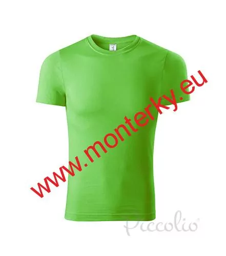 Tričko dětské 135 g/m² PELICAN P72, apple green 092