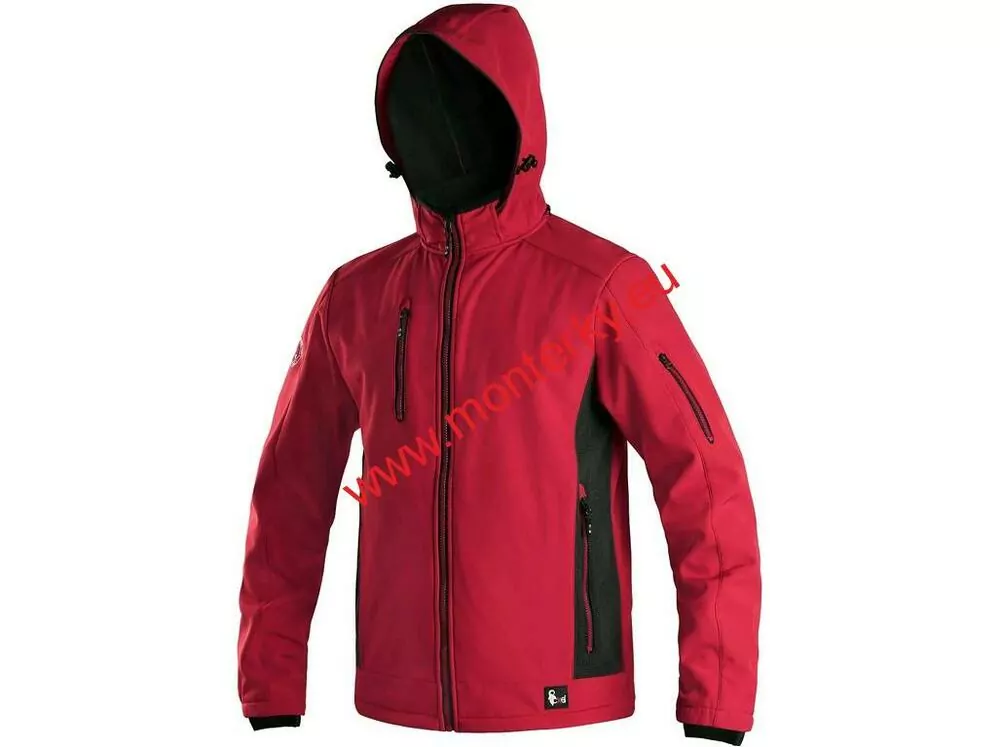 Pánská softshell bunda DURHAM 1230-072-260 červená