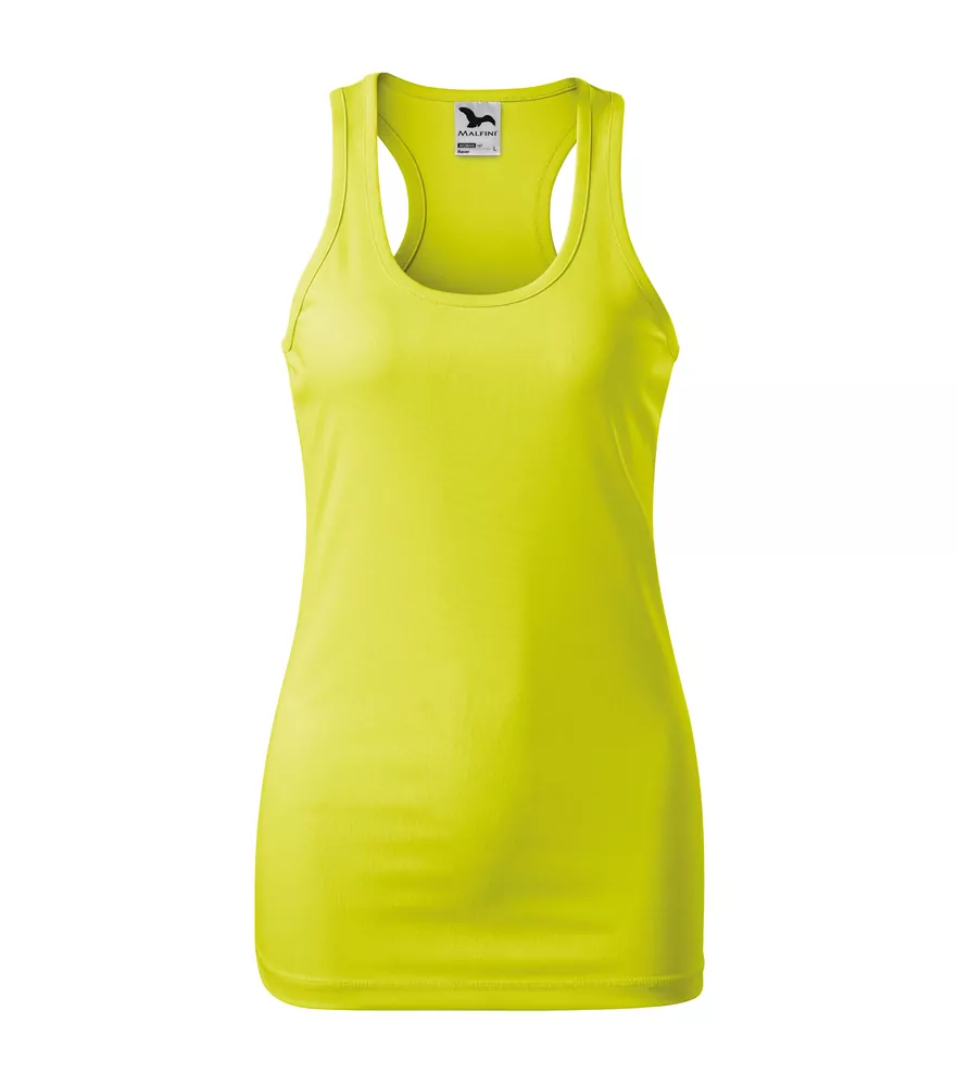 Tílko dámské RACER167, neon yellow 90