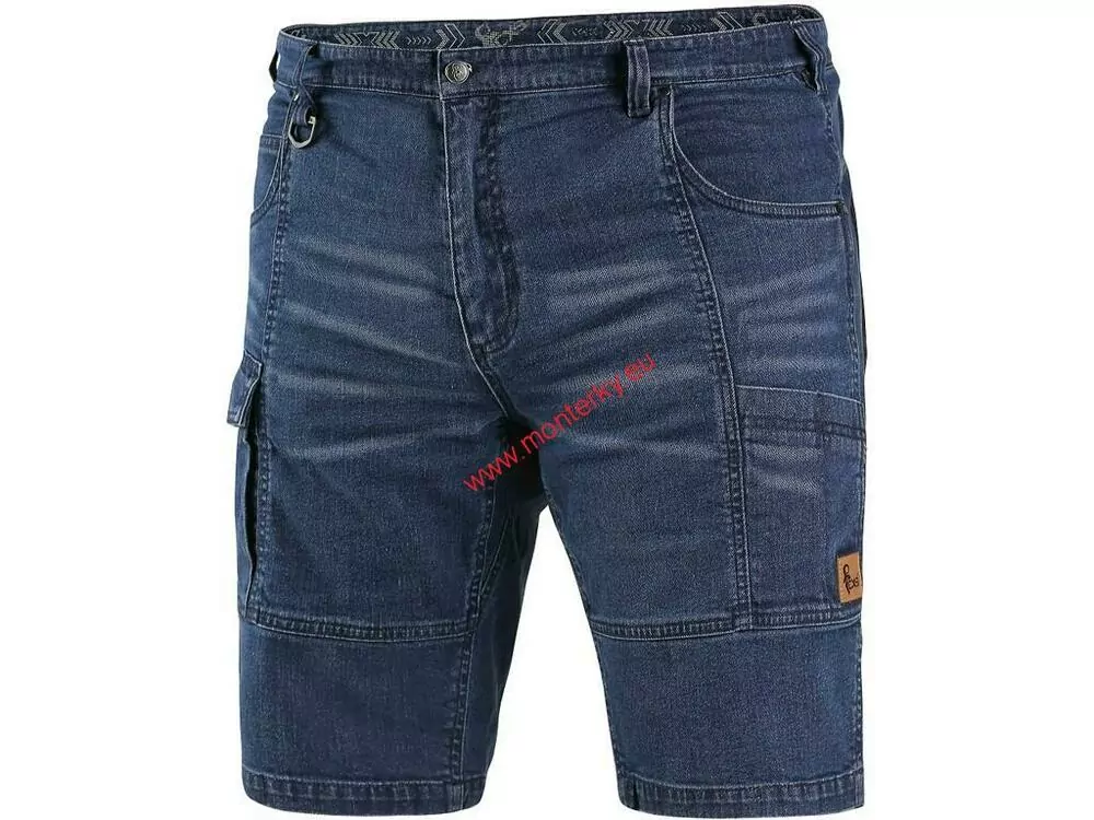 KRAŤASY JEANS CXS MURET, PÁNSKÉ, MODRO-ČERNÉ 1450-040-411 CANIS