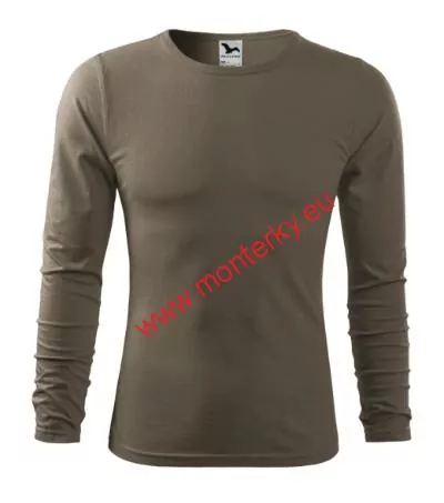 Triko pánské MALFINI FIT-T LS119 dlouhý rukáv 29 army