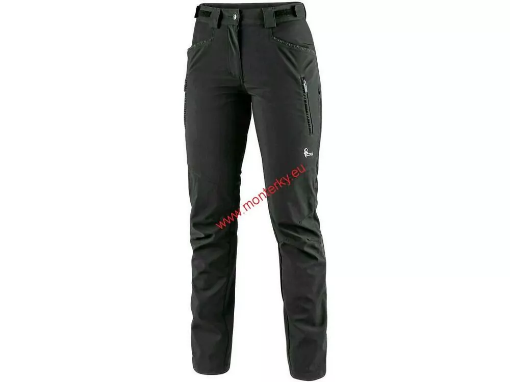KALHOTY CXS AKRON, DÁMSKÉ, SOFTSHELL, ČERNÉ 1430-006-800