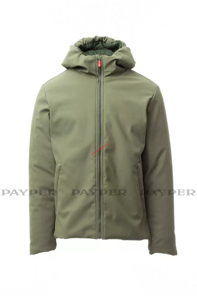 BUNDA SOFTSHELL zateplená PAYPER OREGON 001517-0489 voj. zelená