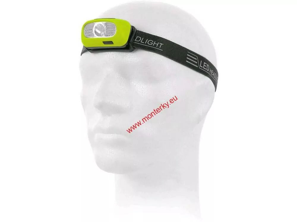 ČELOVKA CREE LED XPG, NABÍJECÍ, FLUORESCENČNÍ ŽLUTÁ 6121-030-166