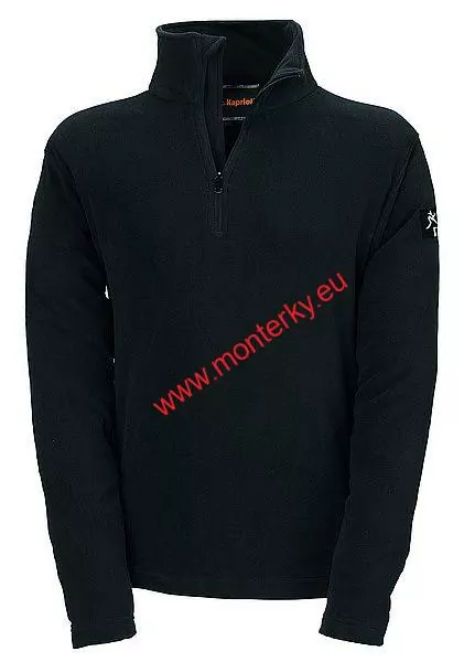 Fleecová prac.mikina WOLF 1/2 zip Kapriol 4223000201 černá