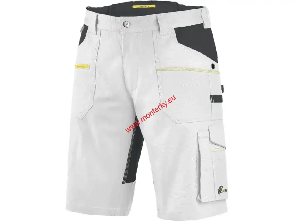 Kraťasy CXS STRETCH, pánské 1060-027-109 bílé Doprodej poslední 1 ks od velikosti