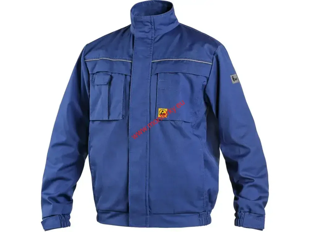 Blůza CXS ELEKTROTECHNIK II, ANTISTATICKÉ A ESD, PÁNSKÉ, MODRÁ 1130-172-400