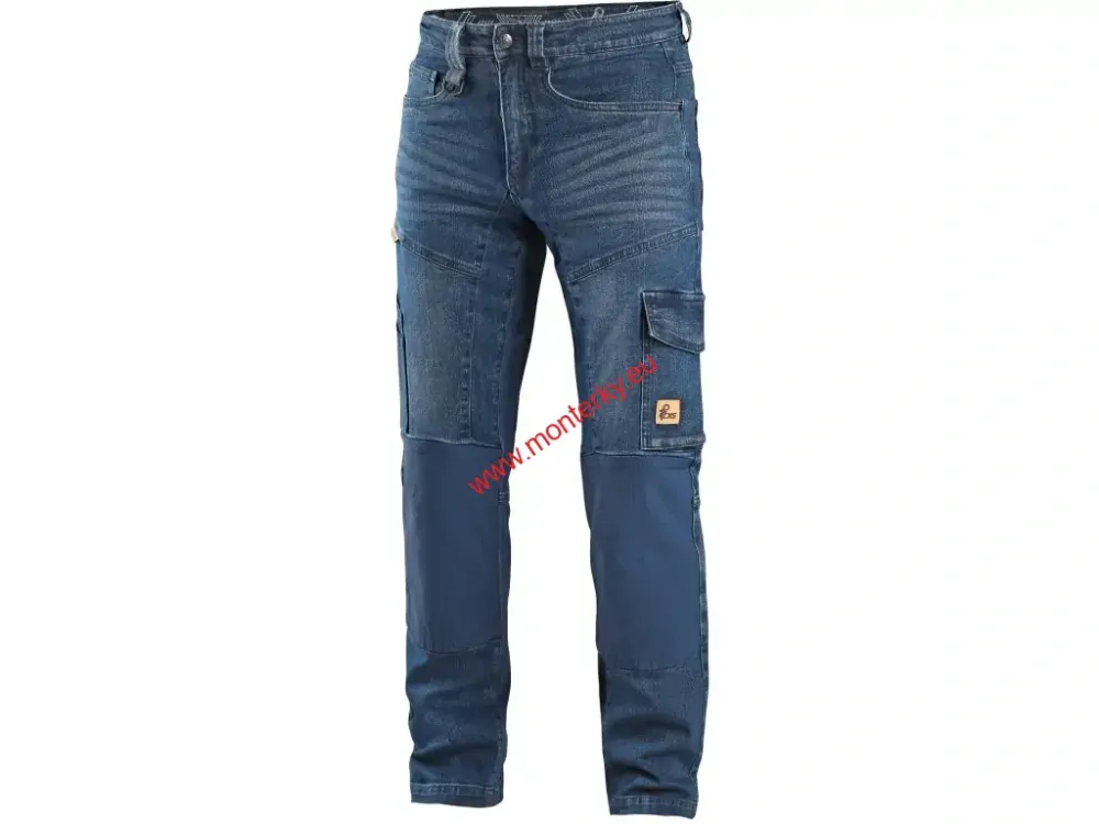 KALHOTY JEANS CXS ALBI, PÁNSKÉ, MODRÉ CANIS 1490-303-400