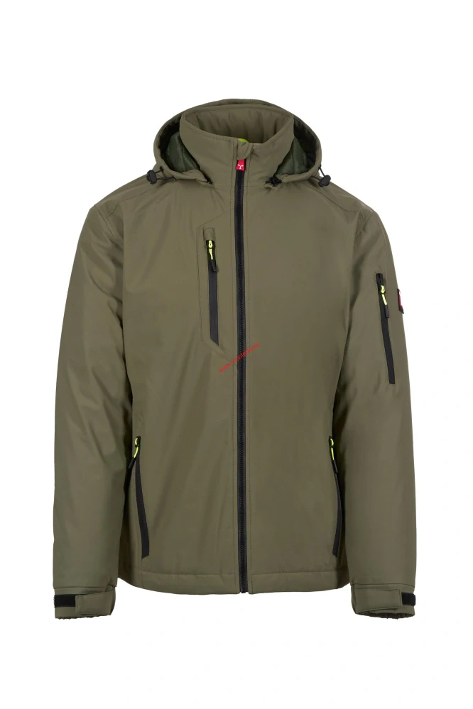 BUNDA SOFTSHELL CREEK PAD ULTRALITE S00807-P183/07050 VOJENSKÁ ZELENÁ 07050 XXS-5XL