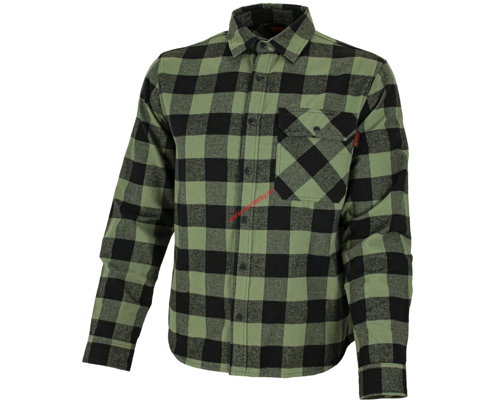 KOŠILE PIPPO Shirt khaki/black bennon 1045200052