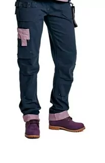 YOWIE dámské kalhoty navy/sv. fialová 0302-0209-39