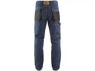 KALHOTY JEANS NIMES I, PÁNSKÉ, MODRO-ČERNÉ 1490-071-411