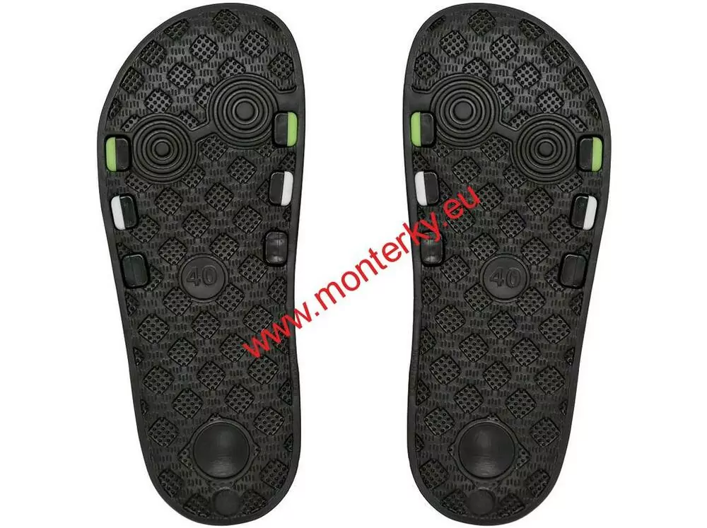 Obuv nazouvák CXS GULF, černo - zelený, 2250-005-808