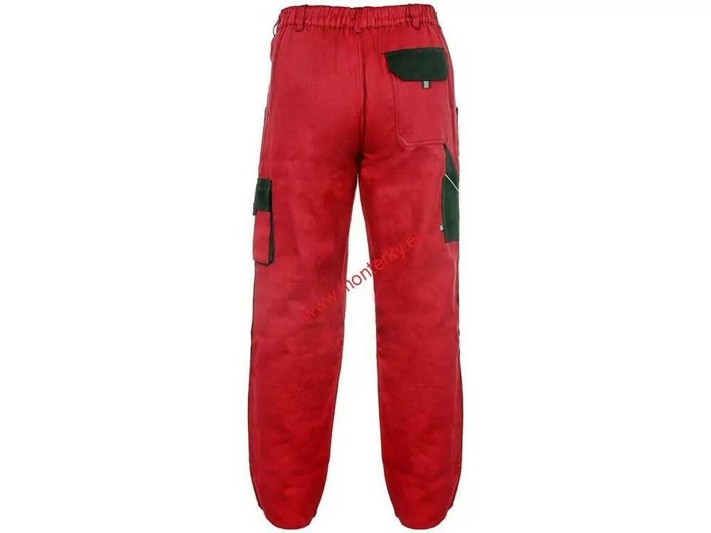 Pánské kalhoty CXS LUXY JOSEF,1020-006-260 červeno-černé