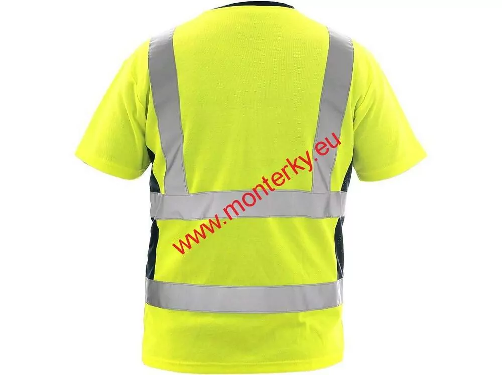 Tričko EXETER, výstražné, pánské, žluté 1113-020-155