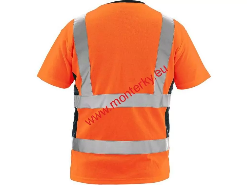 Tričko EXETER, výstražné, pánské,1113-020-205 oranžové