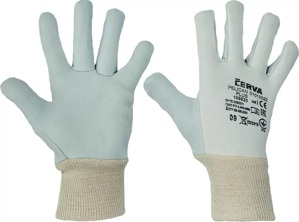 Rukavice PELICAN PLUS s nápletem 0101-0022-99