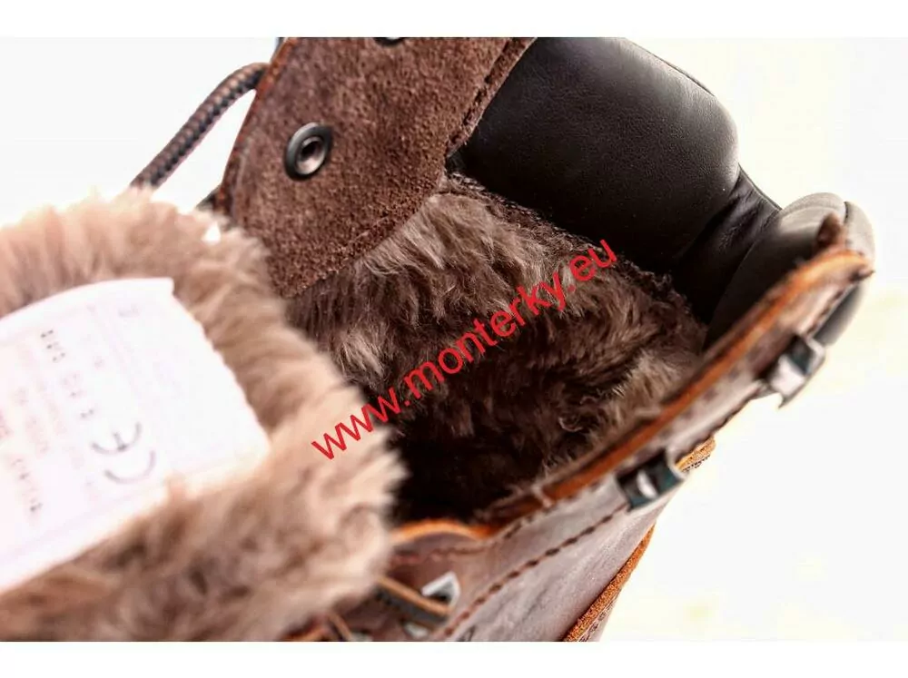 Obuv kotníková CXS ROAD GRAND WINTER, zimní, hnědá,2310-004-600