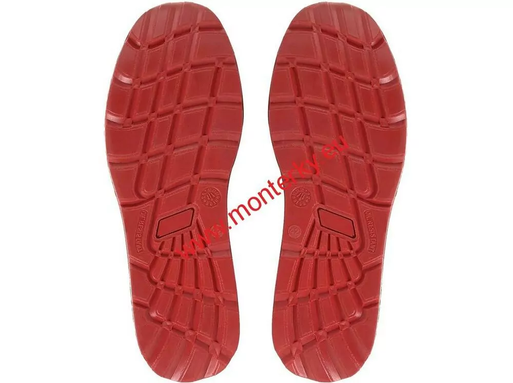 Obuv polobotka CXS ISLAND PAROS S1P ESD, černo - červená 2126-067-805