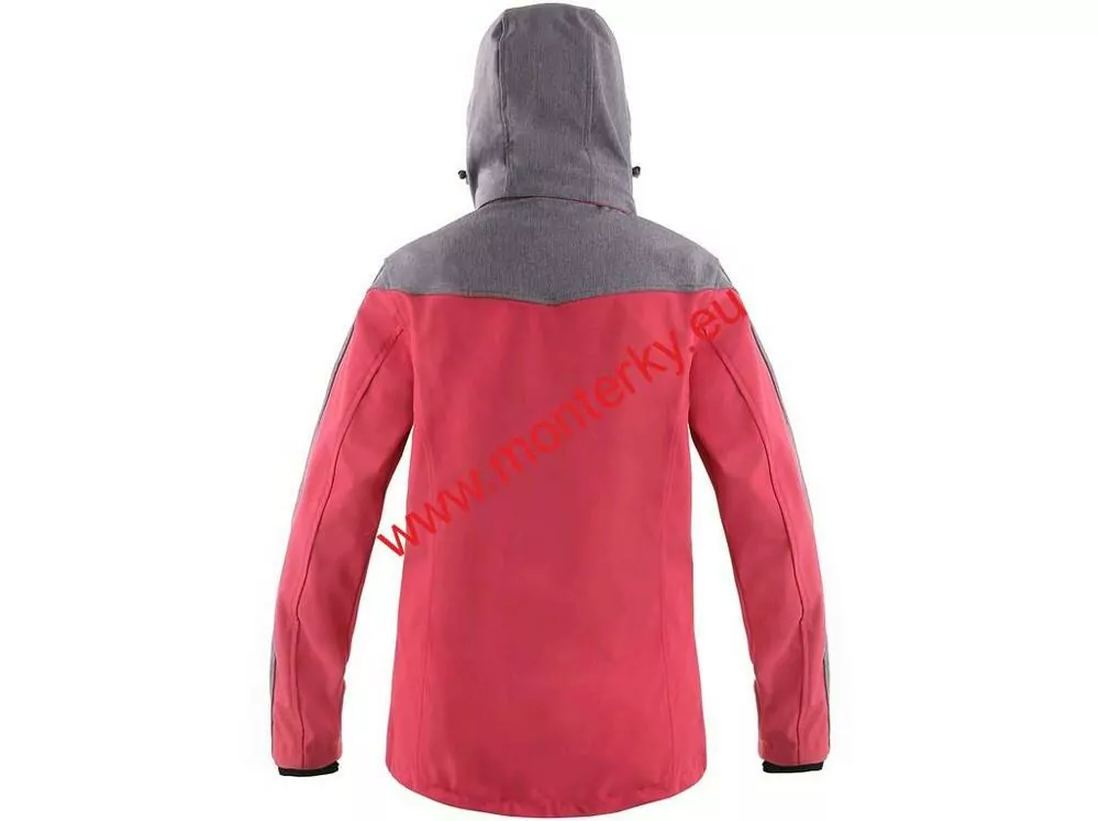 Softshellová bunda CXS MONROE, dámská, růžovo-šedá 1230-098-309 ,doprodej, poslední 1 ks od velikosti