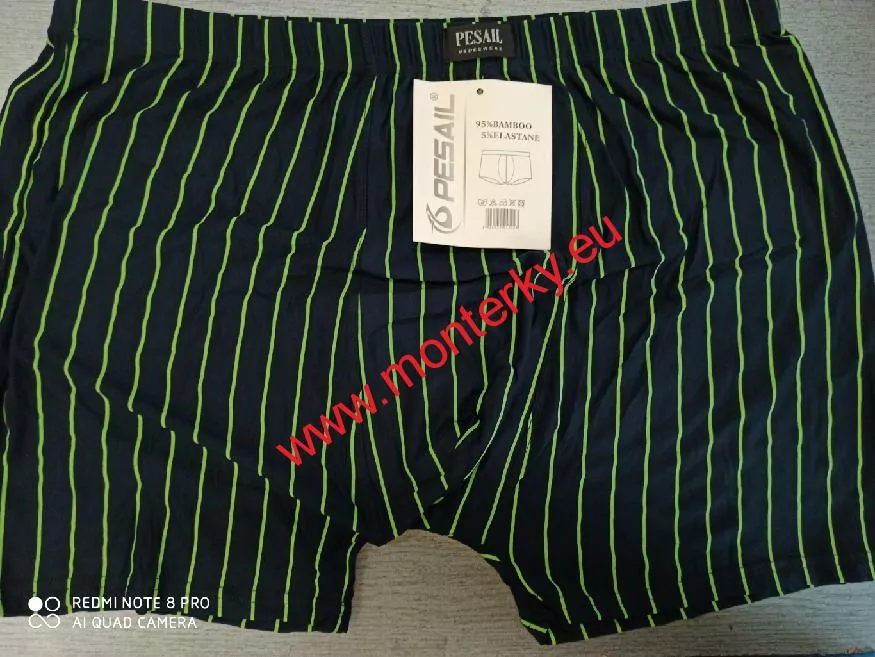 BOXERKY PESAL,FANNIFEN,BEITELI bambus,viskoza pruh MAXI,mix barva X L-7XL PRUHOVANÉ