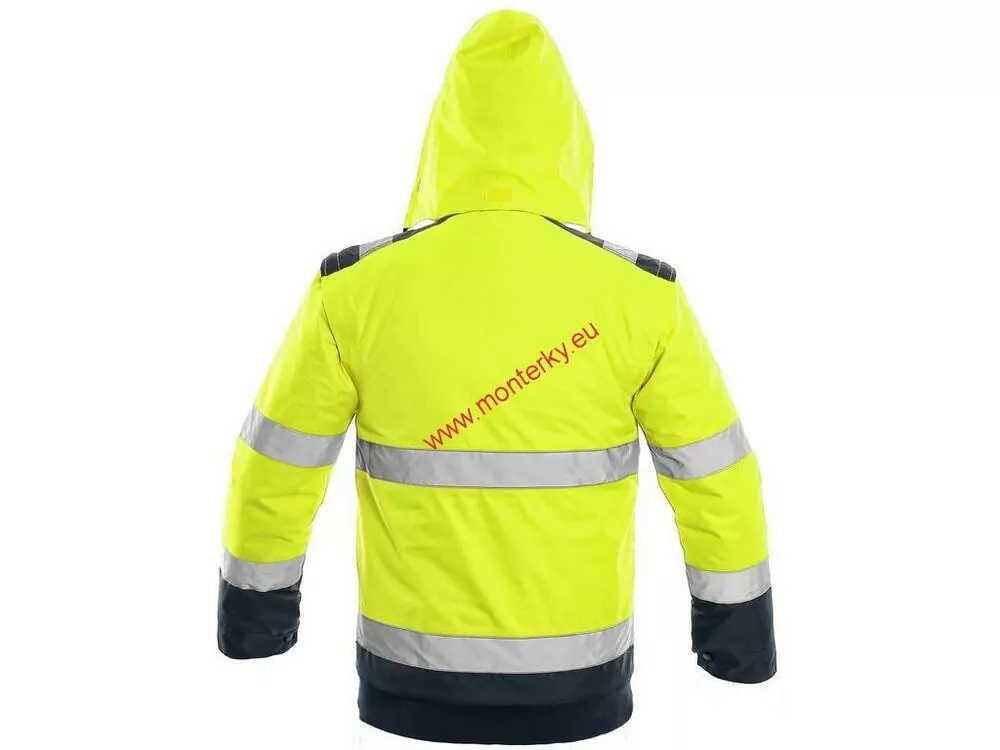 Bunda LUTON, výstražná,1110-051-155 žluto-modrá XS-5XL