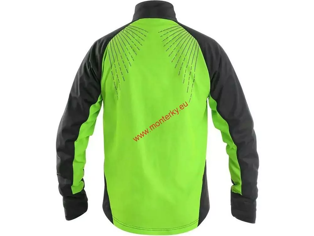 BUNDA CXS JERSEY, PÁNSKÁ, ČERNO-ZELENÁ 1230-029-808