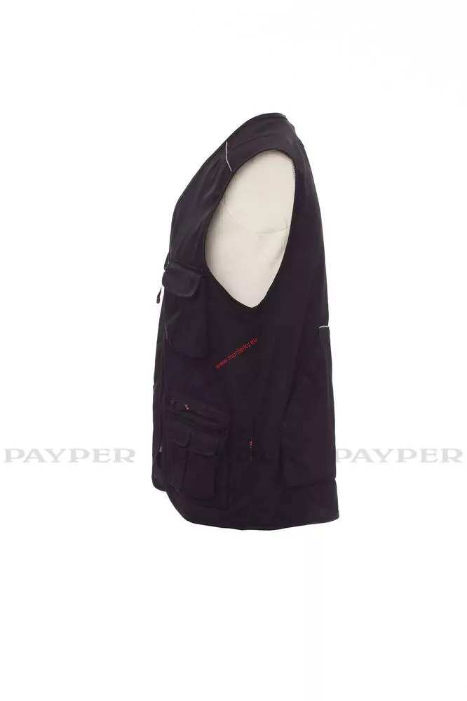 Vesta prac.POCKET 000187-0054 ČERNÁ 14000 PAYPER 4XL,5XL