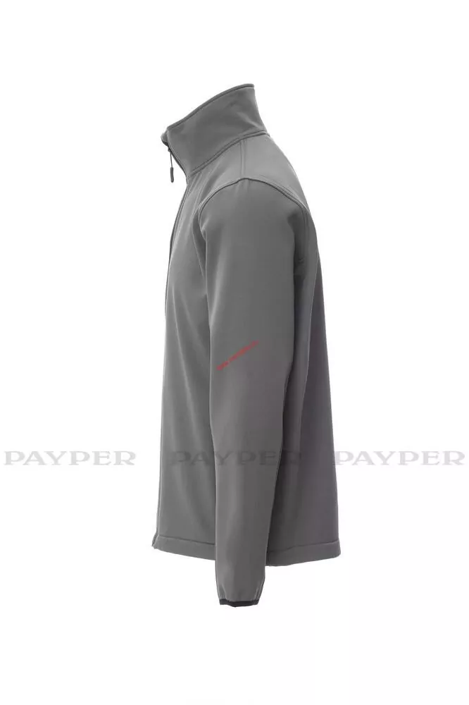 BUNDA SOFTSHELL PAYPER PERTH 001474-0491, OCELOVĚ ŠEDÁ 13008 4XL,5XL