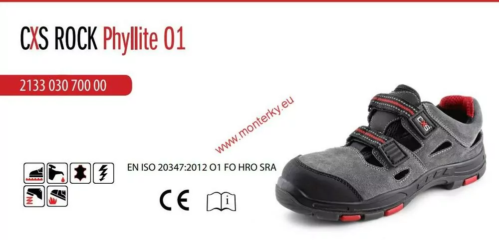 Obuv sandál CXS ROCK PHYLLITE O1 2133-030-700