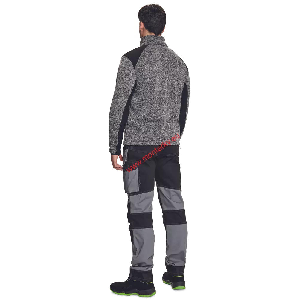 BOYER bunda Svetr 0301-0537-00 šedá 4XL,5XL