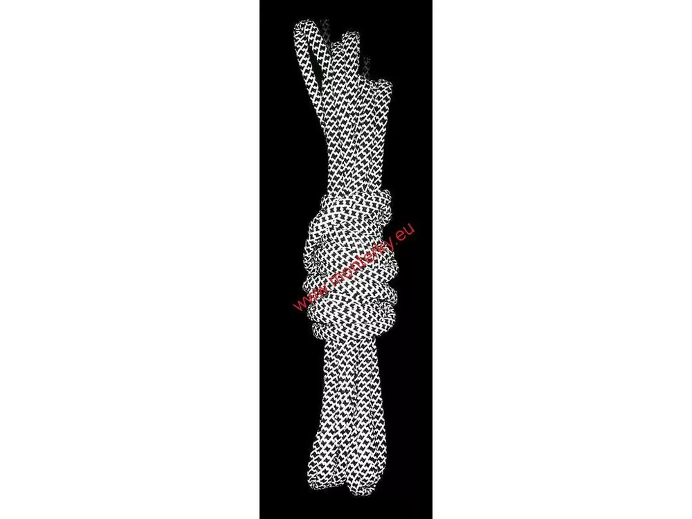 TKANIČKY DO OBUVI REFLEXNÍ, KULATÉ, 130 CM, ČERNÉ 2900-100-800-00