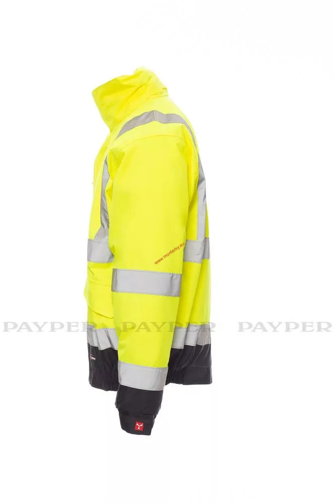 Refllexní bunda PADDOCK 001219-0379 ŽLUTÁ 01014 až 5XL