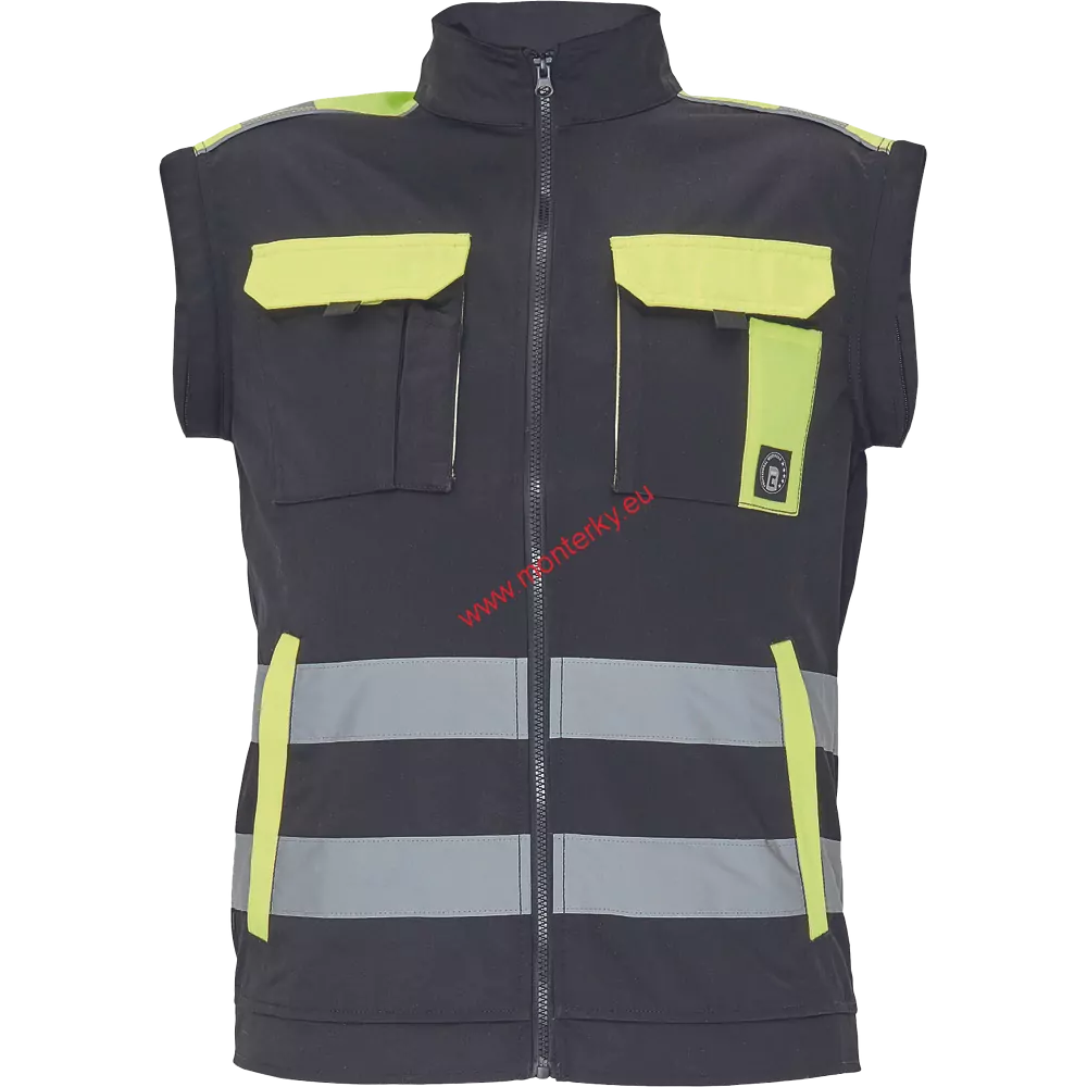 Bunda reflex MAX VIVO RFLX 0351-0039-64 černo-žlutá 44 až 68