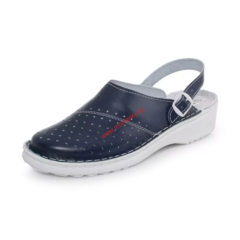 Pantofle BIANCA G S PERFORACÍ NAVY procera 36-42