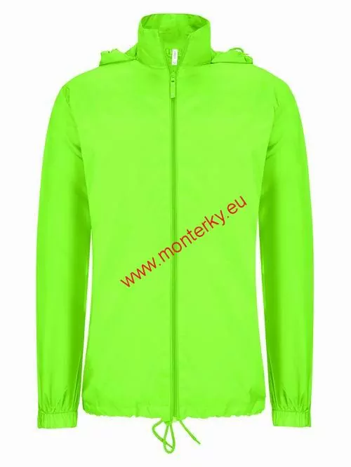 Větrovka unisex KARIBAN K616 forest green, lime, sky blue adoco