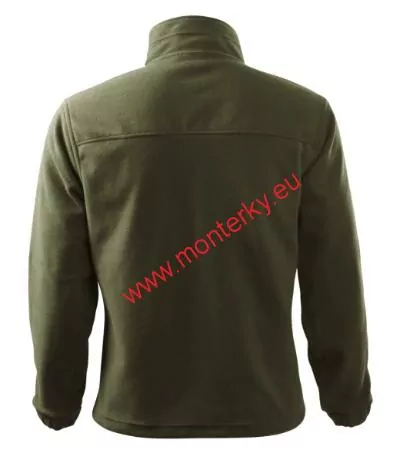 Mikina JACKET 501  MALFINI fleece pánský- 69 military
