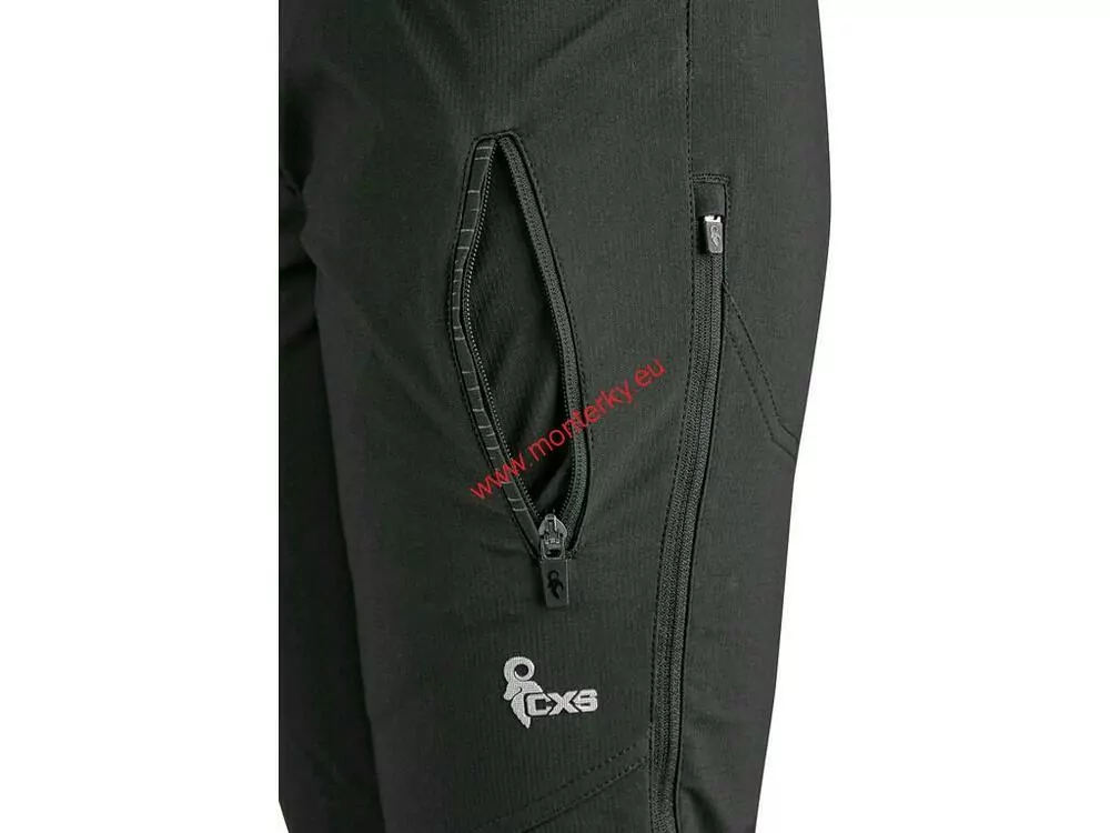 KALHOTY CXS AKRON, DÁMSKÉ, SOFTSHELL, ČERNÉ 1430-006-800