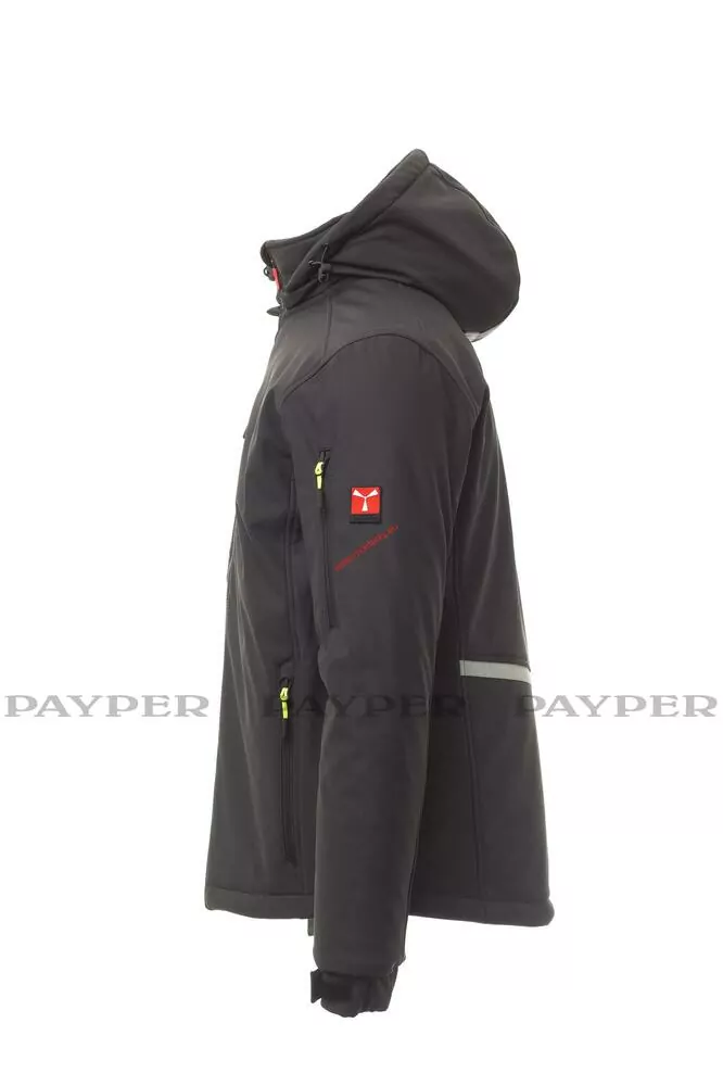 Bunda zimní soft. CREEK PAD S00330-0489 13044 antracit payper až 5XL