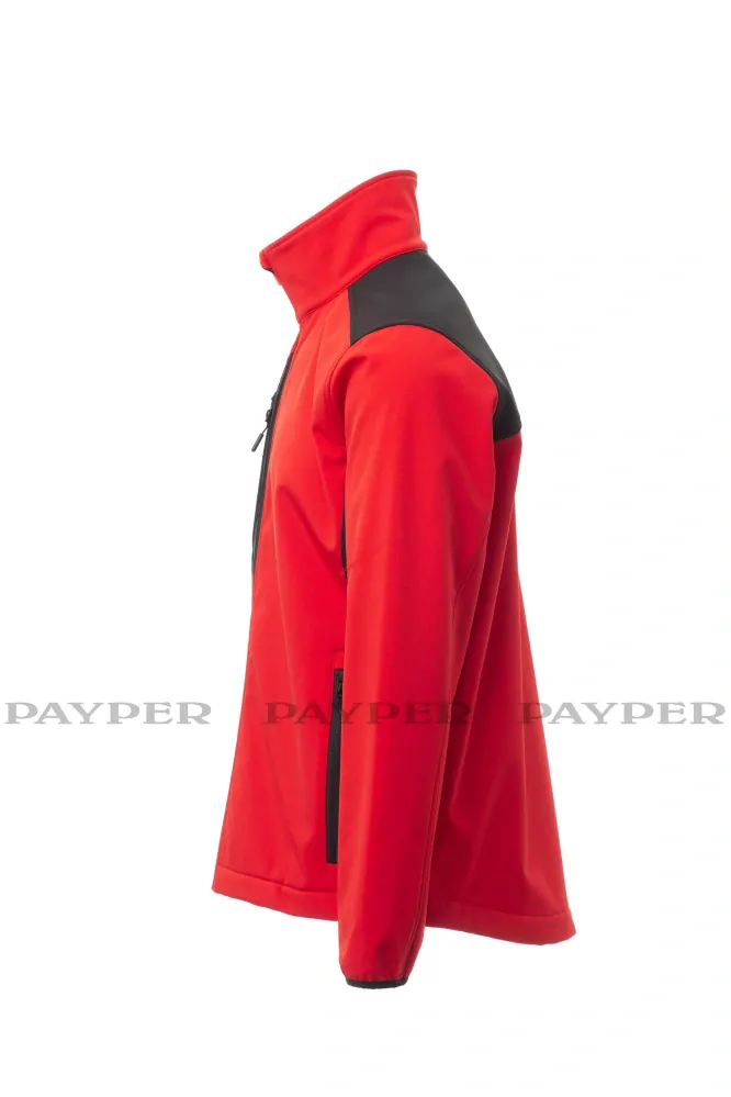 BUNDA SOFTSHELL GALWAY S00549-P114/03015 ČERVENÁ XS-5XL