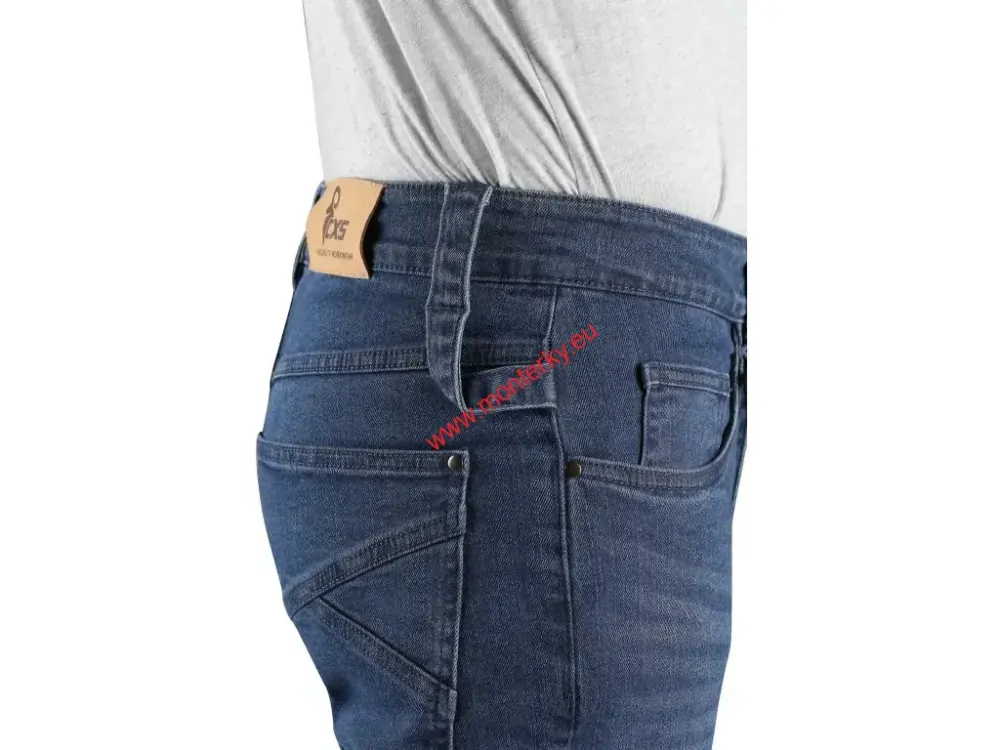 KALHOTY JEANS CXS ALBI, PÁNSKÉ, MODRÉ CANIS 1490-303-400
