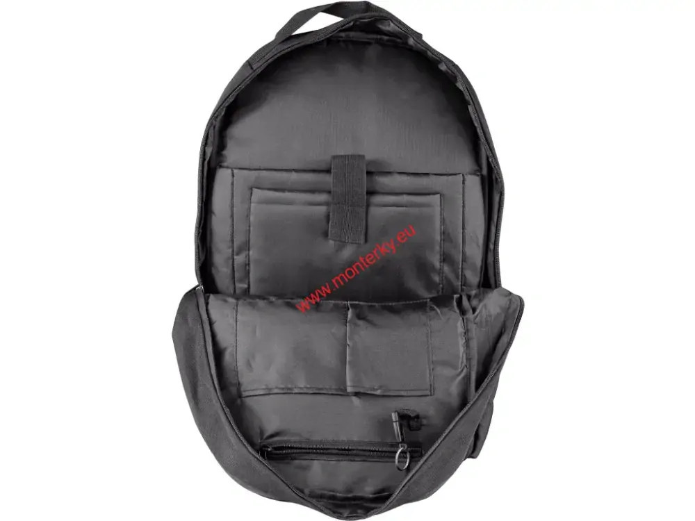 BATOH CXS LEONIS, ČERNÝ S MODRO/ČERVENÝMI DOPLŇKY canis 6110-112-800