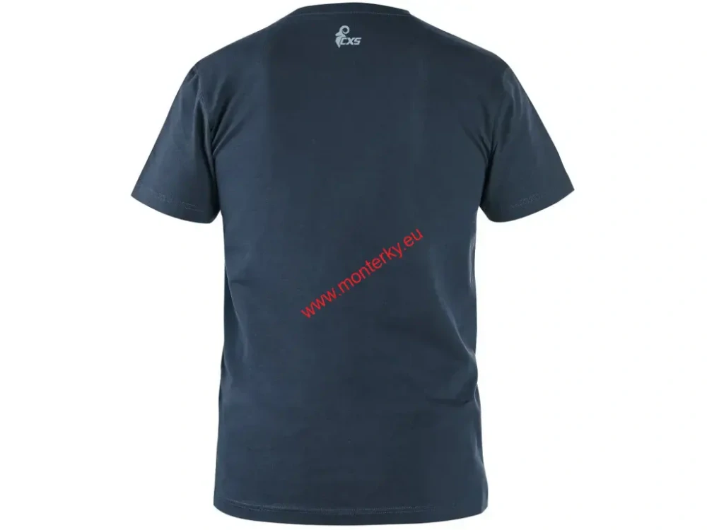 Tričko CXS WORKWEAR, krátký rukáv, modrá, canis 1610-430-400 ,doprodej poslední 1-2 ks od velikosti