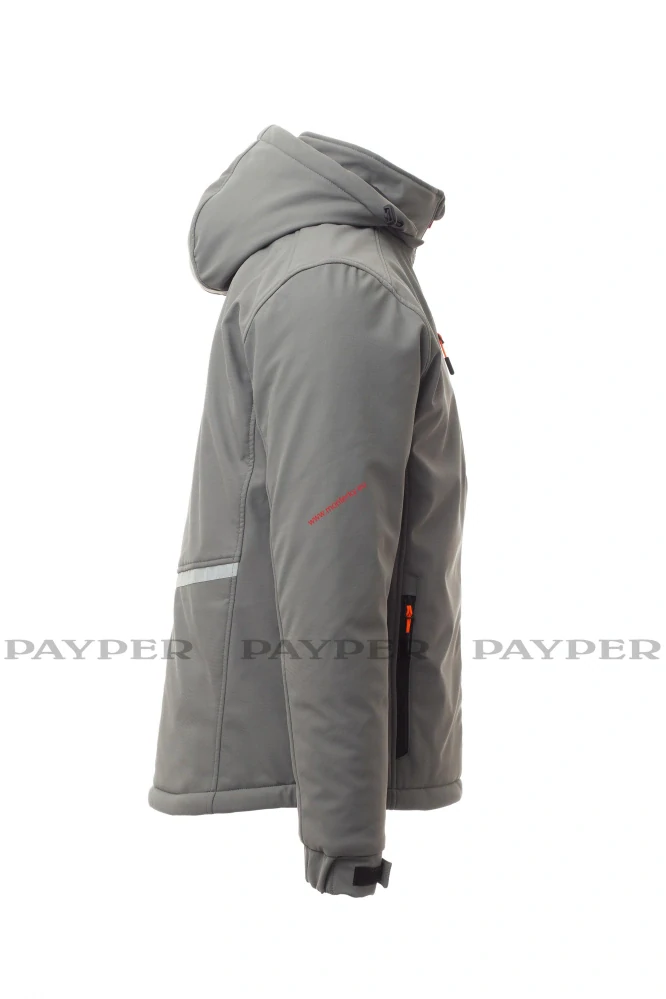 Bunda zimní soft. CREEK PAD S00330-0489 13010 kouřová payper až 5XL