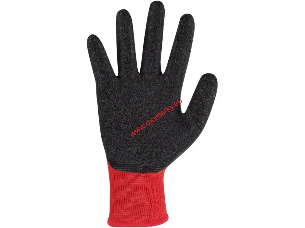 Rukavice CXS MERU, polomáčené v latexu, canis 3420-115-000