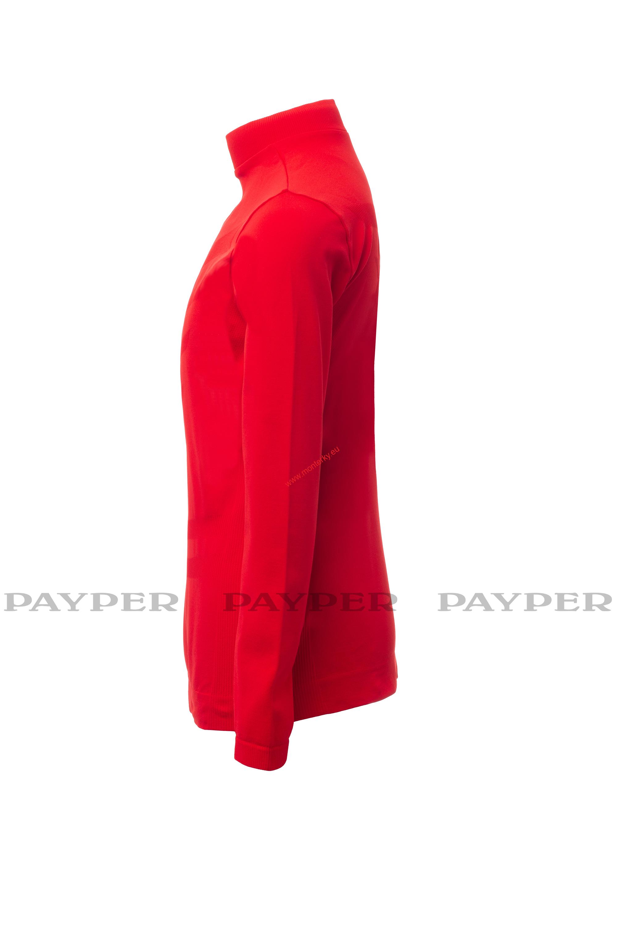 DĚTSKÉ FUNKČNÍ TRIČKO TPLAYER, DL. RUKÁV, payper ČERVENÉ S00686-P147/03000